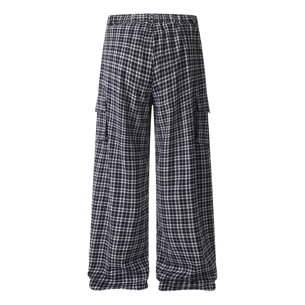 Plaid workwear pants
